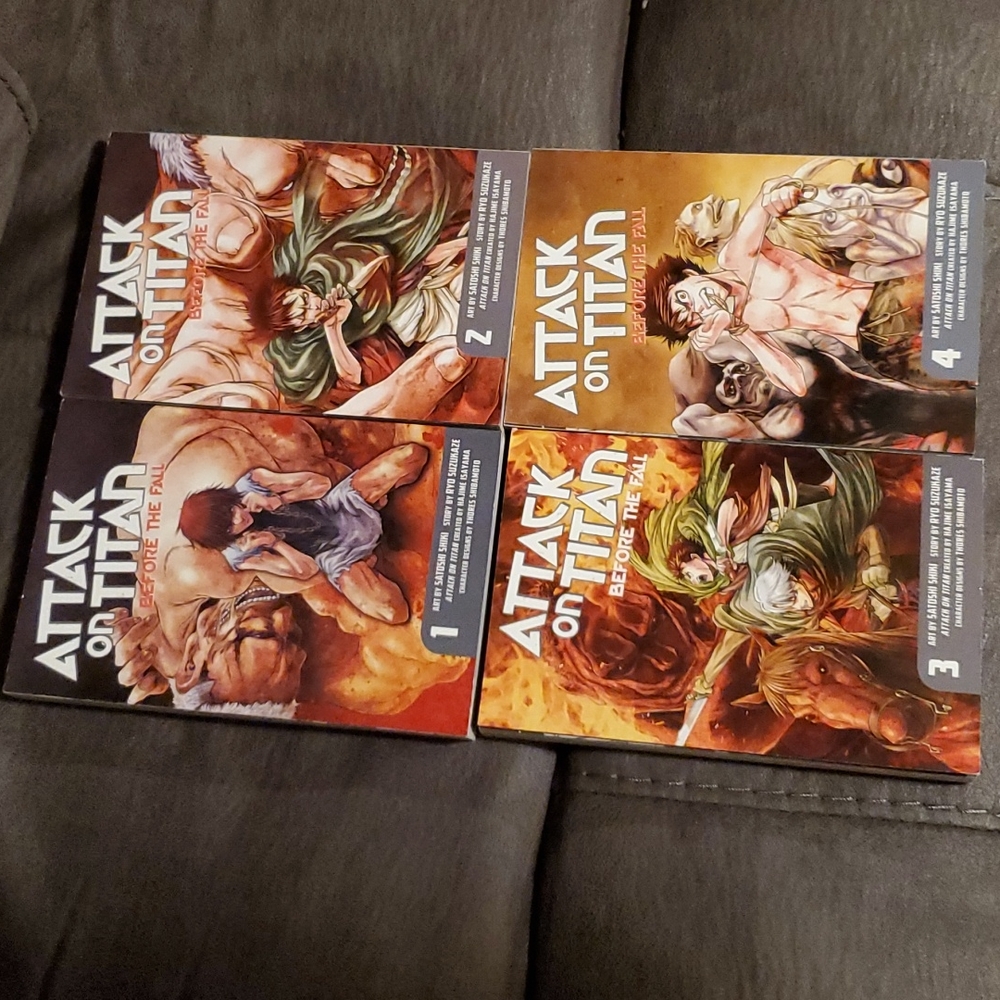 Attack on Titan Before the Fall Manga Set 1-4